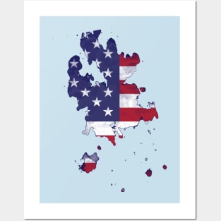 American Flag - Art Posters and Art